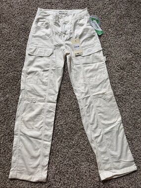 Lovegen junior Off-White Cargo Pants with Utility Pockets